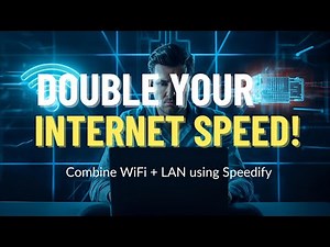 How to Combine 2 Internet Connections on Windows | Speedify Setup Tutorial (LAN + WiFi)