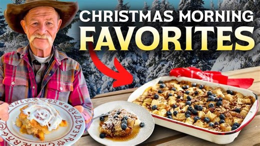 Must Make Christmas Morning - French Toast Casserole and Gooey Apple Cinnamon Rolls | Kent Rollins