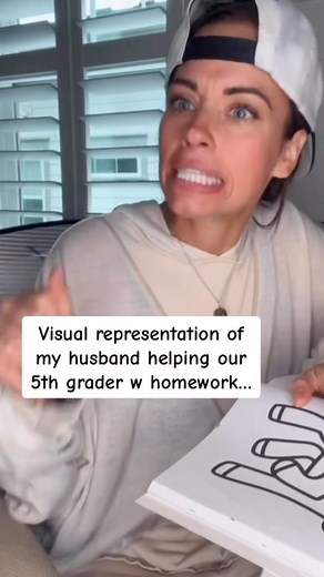Kelsey Pumel on Instagram: "5th grade Homework time scares me…  #parenting #parentsoftiktok #5thgrademath #thestruggle"