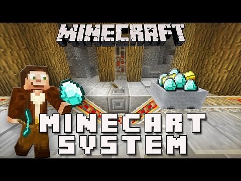 Minecraft: Minecart Station System For A Diamond Mine (Scarland Survival Base Ep.10)