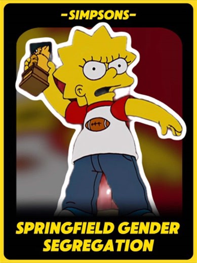Understanding Gender Segregation in The Simpsons