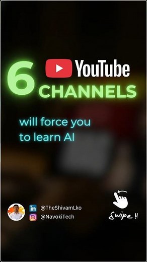 These YouTuber will make u Learn AI #coding #artificialintelligence #programming #computerscience