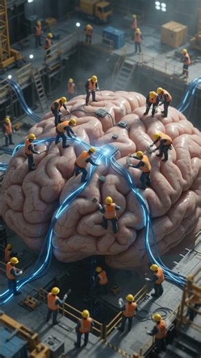 How the Human Brain Works Like a Factory! 🧠⚡ #Shorts (Catchy & High CTR)