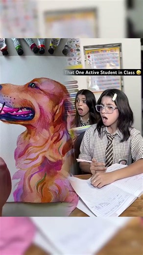 That One Active Student in Class 😅 #viralshort #comedy #students #ytshortsindia