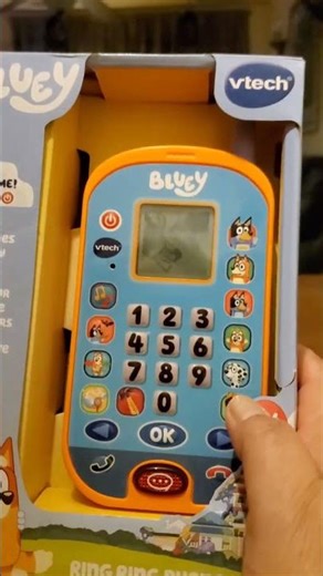 ASMR! VTECH BLUEY LEARNING PHONE! #amazing #asmr #learning #toys #shorts #viral #trending #bluey