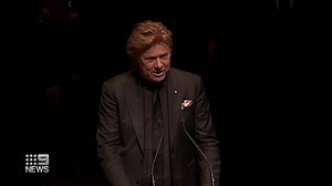 Richard Wilkins pays tribute to close friend Olivia Newton-John at her memorial
