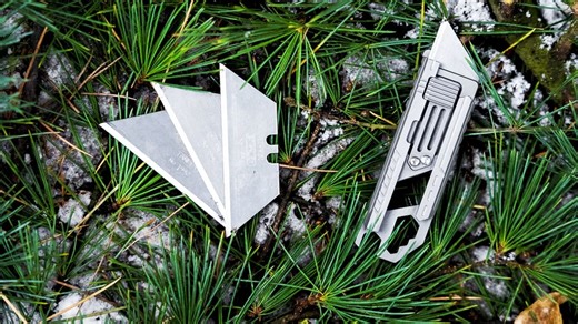 EdgePro Titanium Stanley style pocket slide knife