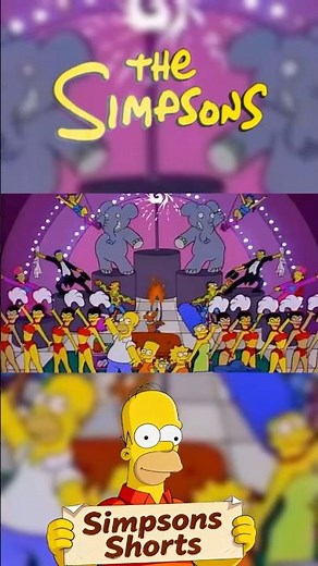 The Simpsons Intro But Every Second is a Different Universe #simpsons #shorts