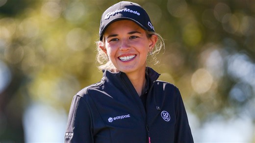 Kai Trump, President Donald Trump's granddaughter, tees off at The Annika Pro-Am