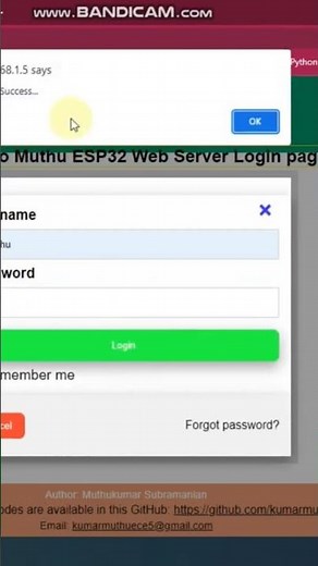 ESP32 Asynchronous webserver/website