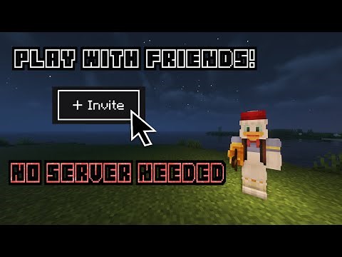 Invite Friends to your Singleplayer World in Minecraft (Essential Mod)