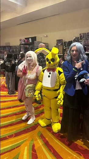 Spring Bonnie cosplay at comic con #fnaf