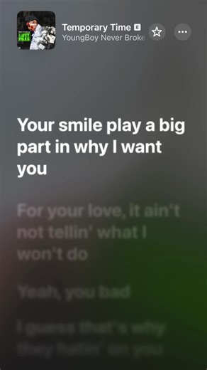 Temporary Time-Nba Youngboy 💚💚#fyp #nbayoungboy #lyrics #blowthisup #relateable