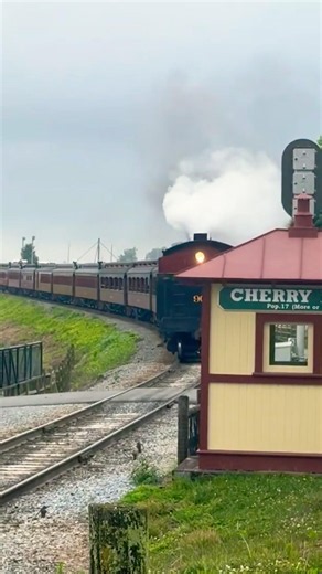 Strasburg Railroad 90 Passing by Cherry Hill