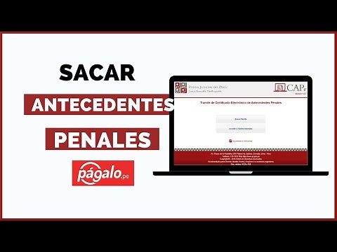 ¿Cómo SACAR ANTECEDENTES PENALES por INTERNET? | 2024. Bien Explicado