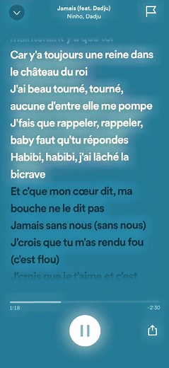 Ninho - Jamais (Lyrics) #pourtoi #speedsongs