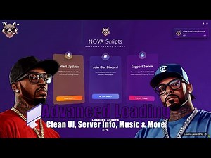 Nova Advanced Loading Screen for FiveM | Clean UI, Server Info, Music & More