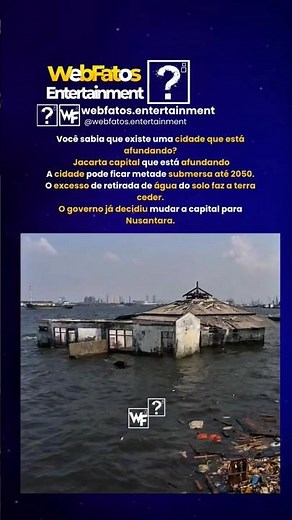 A cidade que está afundando na água! #mistério #webfatos #curiosidades