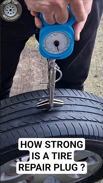 Tire Repair Plugs - How Strong are they ? # tirerepair #tireplug #tiregun #howstrong?