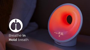 Watch Philips SmartSleep Connected Sleep and Wake-up Light Therapy Lamp, Smartphone Enabled with Built-in on Amazon Live