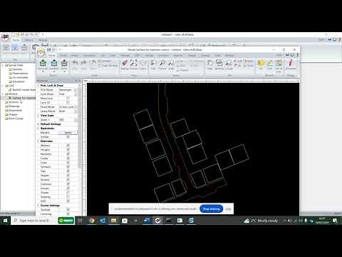 Creating a machine control model for Leica and Topcon. 3D surface in n4ce. EASY