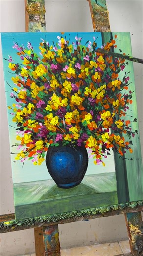 324K views · 3.1K reactions | EASY Flower Painting For Beginners / Step by step for beginners | Painting Skills | Facebook