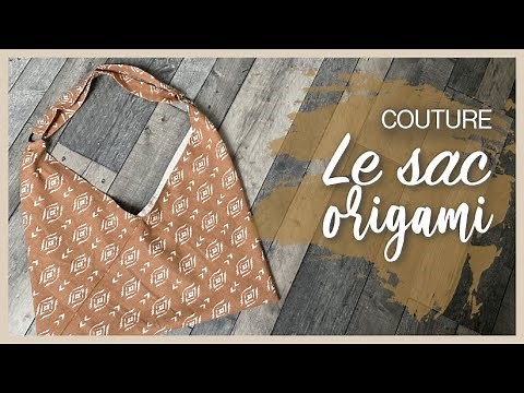 SEWING TUTORIAL | The origami bag - Gift idea