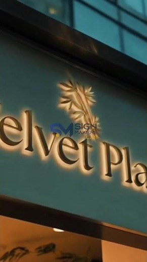Premium 3D Metal Backlit Sign | Modern LED Logo Signage for Business Branding
