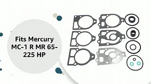 Watch Water Pump Kit for MerCruiser Alpha One & Mercury 65-225 HP on Amazon Live