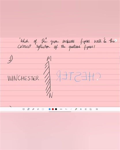 Mirror Image Reasoning | Winchester Word | SSC CGL | Reasoning Question 1