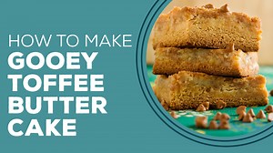 In this clip from an episode of Paula's Home Cooking, I'm puttin' a twist on one of my very favorite dessert recipes. Click here for my Gooey Toffee Butter Cake recipe: https://www.pauladeen.com/recipe/toffee-gooey-butter-cake/ | Paula Deen