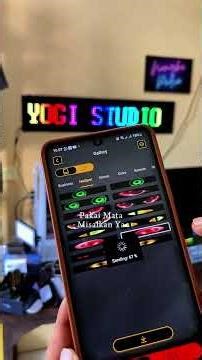 LED Matrix Flexible Display – Running Text Keren & Bisa Dibentuk 🔥📢