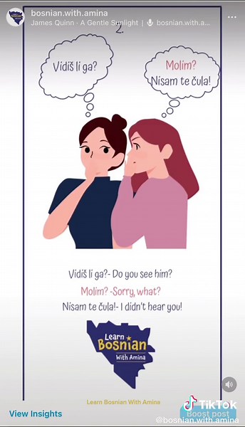 Learn Bosnian With Amina: Apology in Bosnian Language
