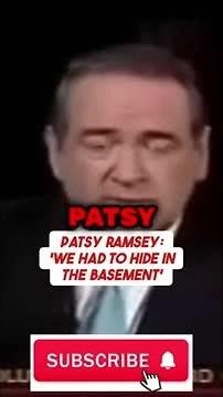 Patsy Ramsey reveals the terrifying moment she hid in the basement from a visitor.