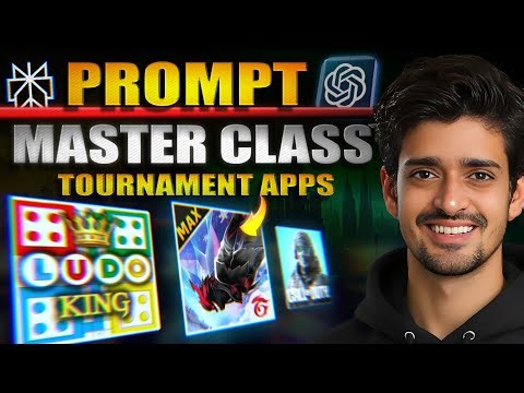 How to Make Any Tournament App with AI | Prompt Master Class 🏆 | Create App on Mobile (2026)