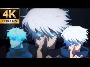 GOJO SATORU RAW CLIP IN [4K FIGHT SCENE PACK]