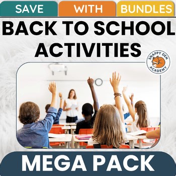 Back To School Activities - 200 First Day of School Worksheets Lessons MEGA Pack