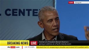 17K views · 304 reactions | “This is not something that is 10, 20 or 30 years down the road, this is now and we have act now.” Former US President, Barack Obama highlights the importance of protecting island nations from climate change. Follow #COP26 live: https://trib.al/6hdWPoM | Sky News | Facebook