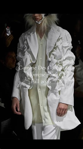 Comme Des Garçon Homme Plus Fall 2026 Collection Highlights