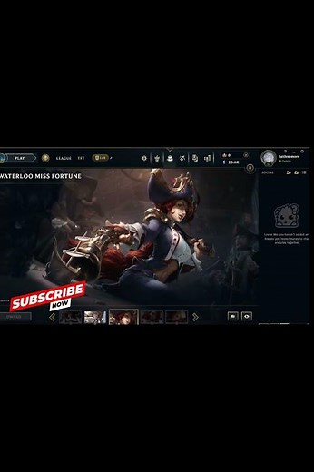 Miss Fortune's Skin Unlocked! (Waterloo) #leagueoflegends #gaming