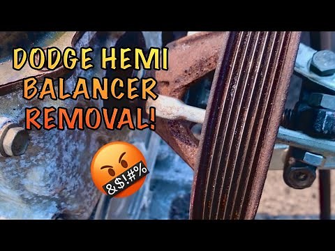 DODGE 5.7 HEMI Harmonic Balancer Removal / Crank Pulley Removal