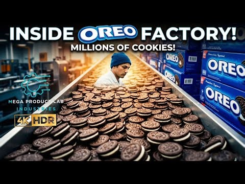 Inside the Oreo Factory: How the World’s Most Famous Cookie Is Made (Full Process)