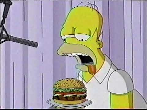 Burger King The Simpsons Movie Tie-In Ad (2007)