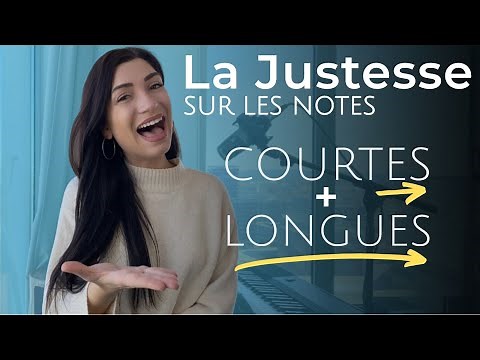 Exercice vocal, la justesse sur les notes courtes et longues !