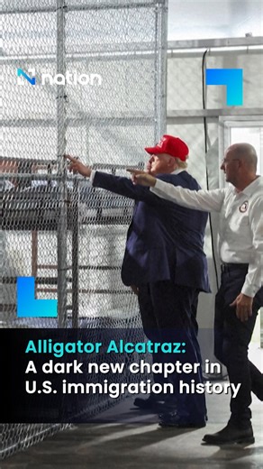 Alligator Alcatraz: A dark new chapter in U.S. immigration history . Welcome to Alligator Alcatraz, a new and controversial immigration detention centre in Florida’s Everglades. Surrounded by dangerous wildlife, this facility symbolizes Trump’s extreme immigration policies. . Built in just 8 days with an annual cost of $450 million, it’s designed to hold 1,000 to 5,000 detainees. . Critics call it inhumane, as it ties into his plan for mass deportations. Will this low-cost solution become a dark
