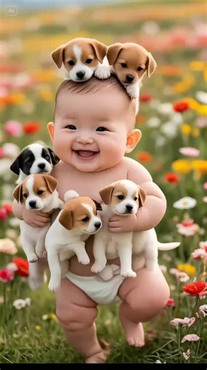 Adorable Baby and Dog Moments That Will Melt Your Heart