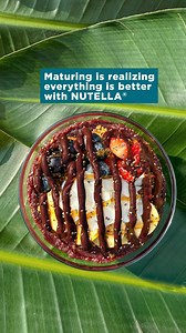 We’re going hazelnuts! Try our NEW Acai Bowl with NUTELLA® – or add our new NUTELLA® drizzle to any bowl. | Tropical Smoothie Cafe