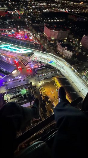 The ultimate bird’s-eye view of the Las Vegas Strip Circuit @maverickhelicopters @f1lasvegas #LasVegasGP | Visit Las Vegas