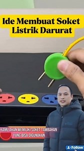 Tips dan Trik Cara Membuat Soket Listrik Saat Darurat #idekreatif #tipsdantrik #trikbermanfaat | Kreator Jahit