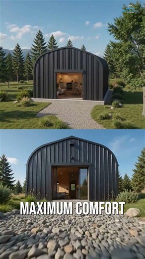 20W x 25L x 16H Econospan Quonset Hut in New Brunswick | Residential Cabin Build | MPB